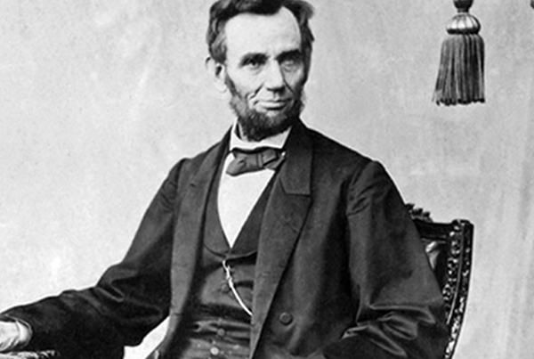 (Hình tổng thống Mỹ Abraham Lincoln)