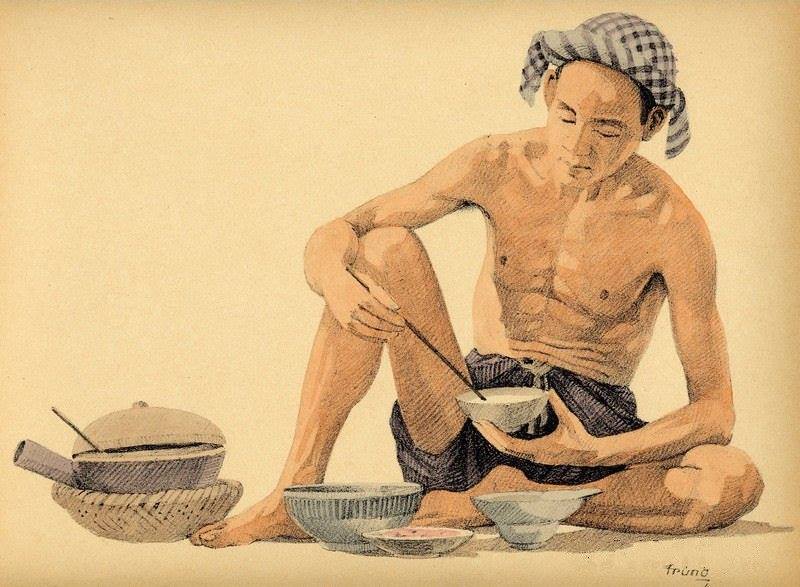 Bộ tranh vẽ đầy hoài niệm về cuộc sống của người Việt thập niên 1930 - ảnh 31