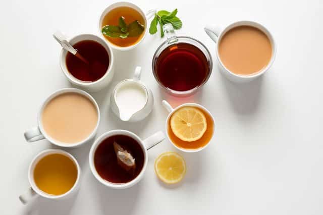 trà trắng, uống trà, trà xanh