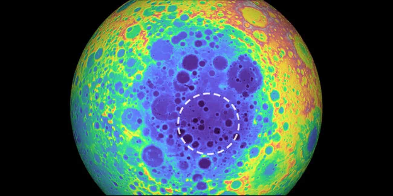 Phát hiện khối lượng khổng lồ bí ẩn bên dưới Mặt Trăng